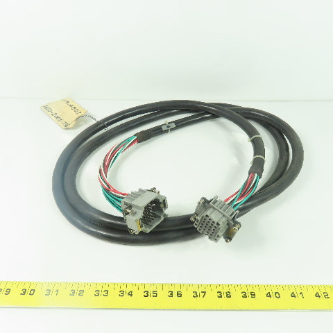 Fanuc A660-2003-T962 Cordset Cable 24-Pin Male/Female 250V 10A