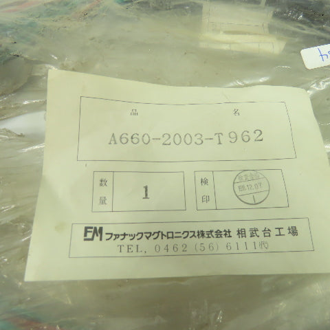 Fanuc A660-2003-T962 Cordset Cable