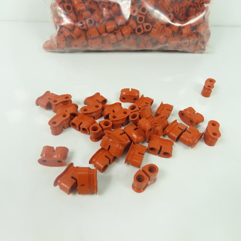 5/8" x 1/4" Orange Silicone Vacuum Pad Lot Of 350+