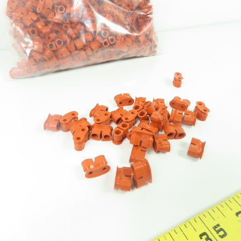5/8" x 1/4" Orange Silicone Vacuum Pad Lot Of 350+