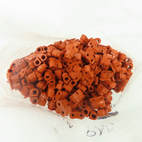 5/8" x 1/4" Orange Silicone Vacuum Pad Lot Of 350+