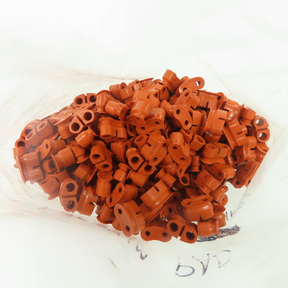 5/8" x 1/4" Orange Silicone Vacuum Pad Lot Of 350+