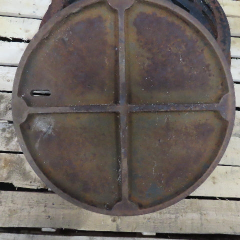 South Bend Foundry 200 21-1/2" x 1" Cast Iron Man Hole Sump Pit Cover Lid