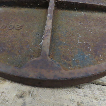South Bend Foundry 200 21-1/2" x 1" Cast Iron Man Hole Sump Pit Cover Lid