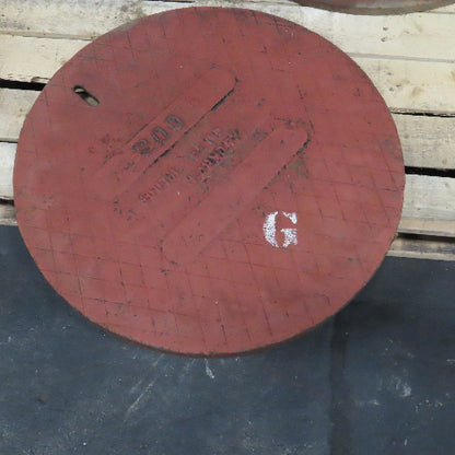 South Bend Foundry 200 21-1/2" x 1" Cast Iron Man Hole Sump Pit Cover Lid