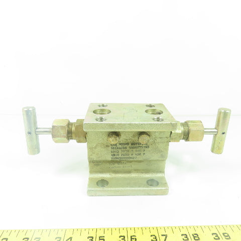 Richards Industries HM541S9999412 Differential Pressure Manifold 6185PSIG @100°F