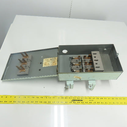 Federal Pacific CFP 332 30A 240VAC Cover Operated Fusible Bus Plug Switch 3P