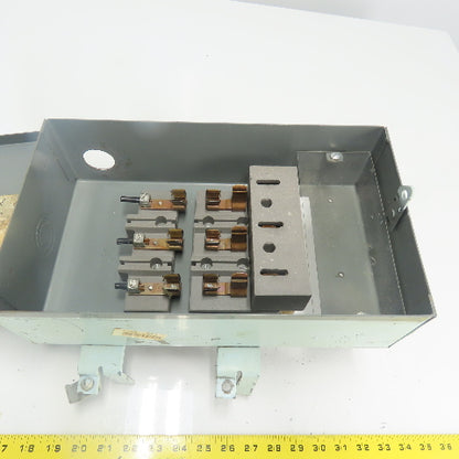 Federal Pacific CFP 332 30A 240VAC Cover Operated Fusible Bus Plug Switch 3P