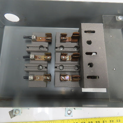 Federal Pacific CFP 332 30A 240VAC Cover Operated Fusible Bus Plug Switch 3P