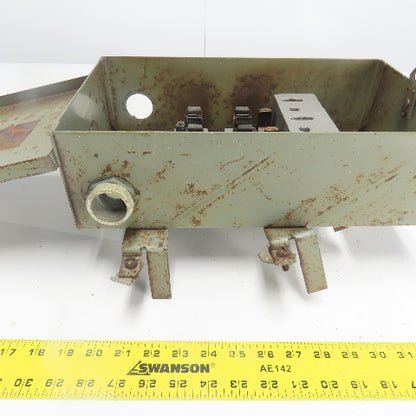 Federal Pacific CFP 632 60A 240VAC Cover Operated Fusible Bus Plug Switch 3P