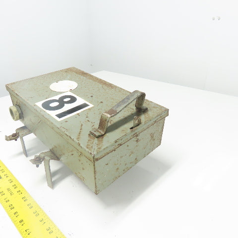 Federal Pacific CFP 632 60A 240VAC Cover Operated Fusible Bus Plug Switch 3P