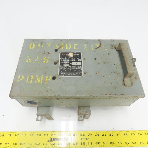 Federal Pacific CFP 332 30A 240VAC Cover Operated Fusible Bus Plug Switch 3P