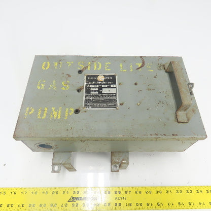 Federal Pacific CFP 332 30A 240VAC Cover Operated Fusible Bus Plug Switch 3P