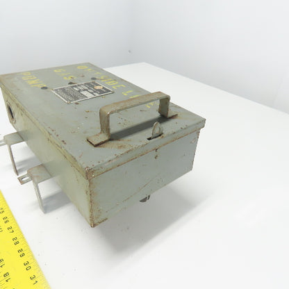 Federal Pacific CFP 332 30A 240VAC Cover Operated Fusible Bus Plug Switch 3P