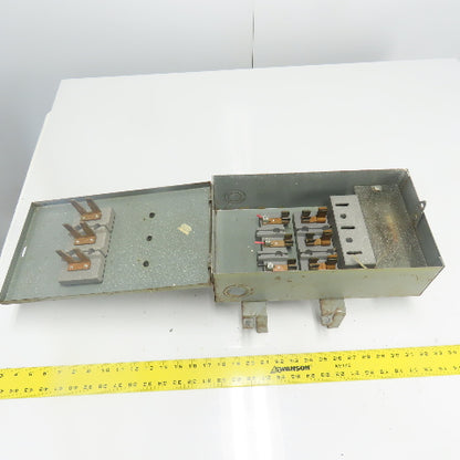Federal Pacific CFP 332 30A 240VAC Cover Operated Fusible Bus Plug Switch 3P