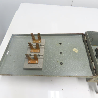 Federal Pacific CFP 332 30A 240VAC Cover Operated Fusible Bus Plug Switch 3P