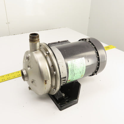 Ebara ACDU70/17T3C 3/4HP Stainless Steel Centrifugal Pump 230/460V 3PH 1"x1-1/4"