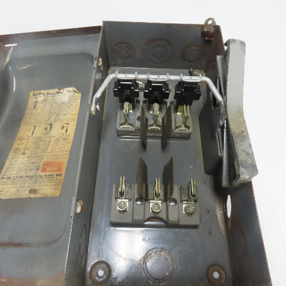 Bulldog JF-323 100A Vacu-Break Safety Disconnect Switch 240VAC