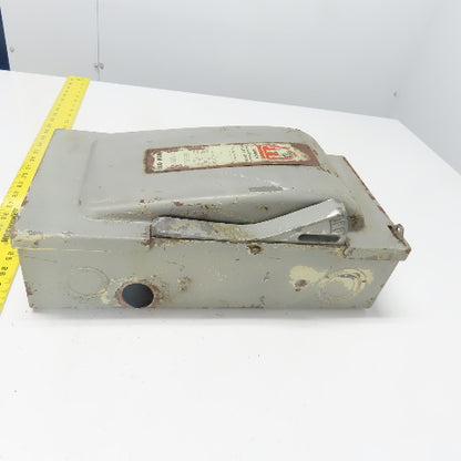 Bulldog JF-323 100A Vacu-Break Safety Disconnect Switch 240VAC