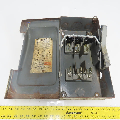 Bulldog JF-323 100A Vacu-Break Safety Disconnect Switch 240VAC