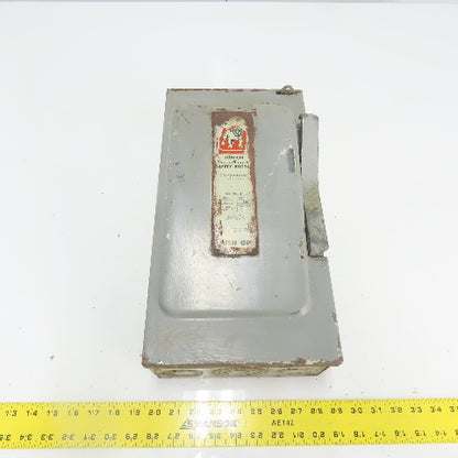 Bulldog JF-323 100A Vacu-Break Safety Disconnect Switch 240VAC