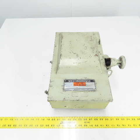 Westinghouse 1513464 30A Fusible Type Tap Bus Plug In Unit 3-Pole 575V 60HZ