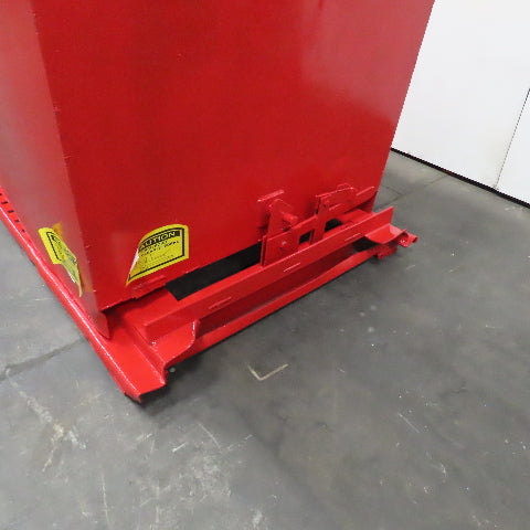 1-1/2 Cu/Yd Self Dumping Trash Scrap Recycling Hopper 70" x 48" x 39" ID