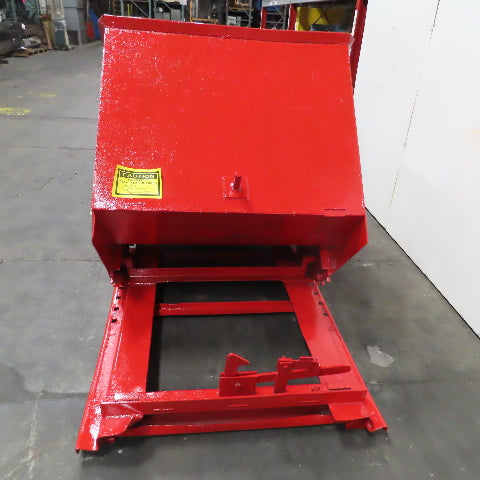 1-1/2 Cu/Yd Self Dumping Trash Scrap Recycling Hopper 70" x 48" x 39" ID