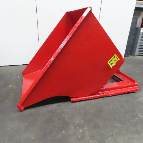 1-1/2 Cu/Yd Self Dumping Trash Scrap Recycling Hopper 70" x 48" x 39" ID