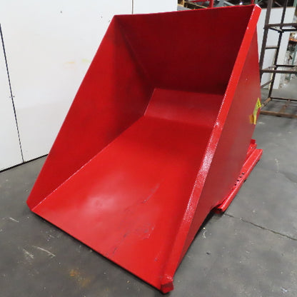 1-1/2 Cu/Yd Self Dumping Trash Scrap Recycling Hopper 70" x 48" x 39" ID