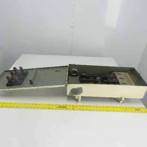 Federal Pacific CFP 232 200A 240VAC Cover Operated Fusible Bus Plug Switch 3P