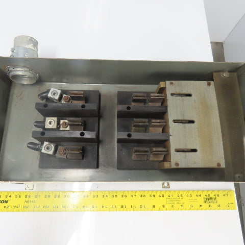 Federal Pacific CFP 232 200A 240VAC Cover Operated Fusible Bus Plug Switch 3P
