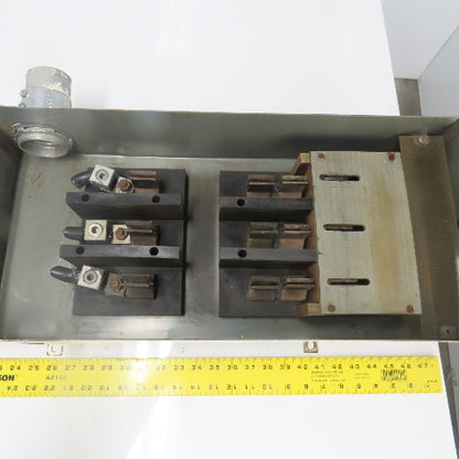 Federal Pacific CFP 232 200A 240VAC Cover Operated Fusible Bus Plug Switch 3P
