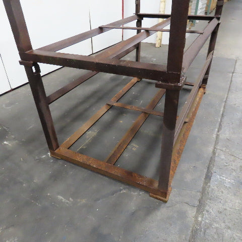 Stackable Material Storage Stack Rack 72" x 39-1/2"x 32" Tall Lot Of 3