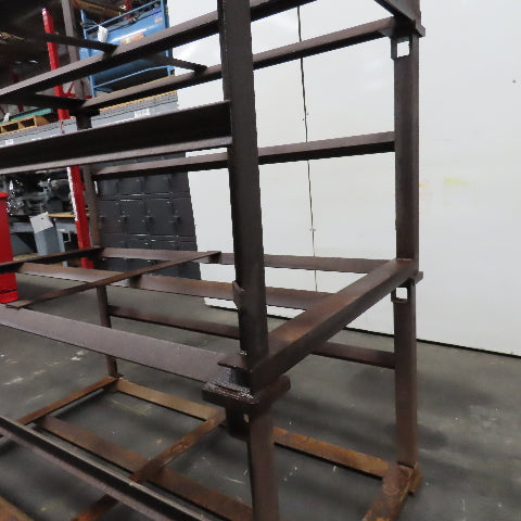 Stackable Material Storage Stack Rack 72" x 39-1/2"x 32" Tall Lot Of 3