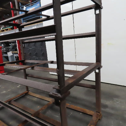 Stackable Material Storage Stack Rack 72" x 39-1/2"x 32" Tall Lot Of 3