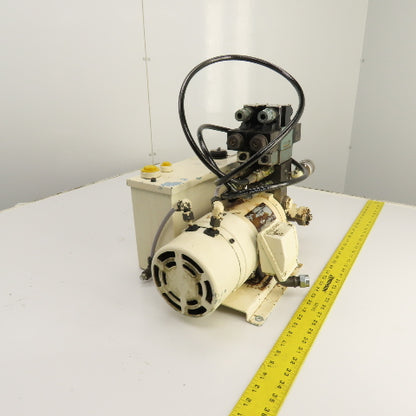 Nachi 0.4kW 1.5 Gallon Hydraulic Power Unit 200/220V 3PH W/2 Valves Tested