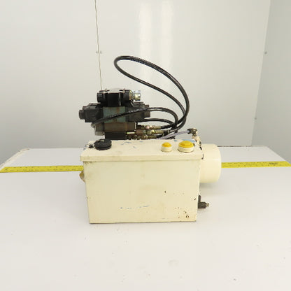 Nachi 0.4kW 1.5 Gallon Hydraulic Power Unit 200/220V 3PH W/2 Valves Tested