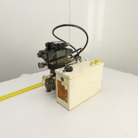 Nachi 0.4kW 1.5 Gallon Hydraulic Power Unit 200/220V 3PH W/2 Valves Tested