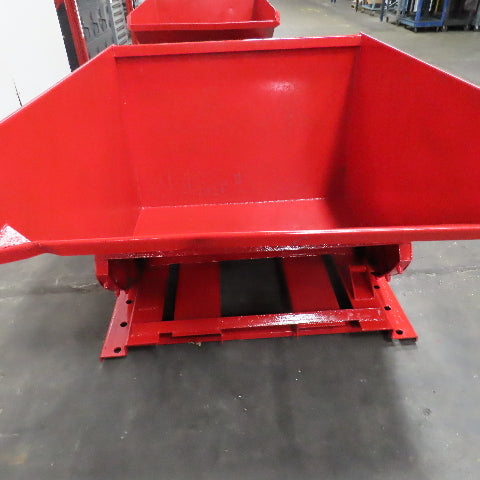 2 Cu/Yd Self Dumping Trash Scrap Recycling Hopper 65" x 54" x 39" ID