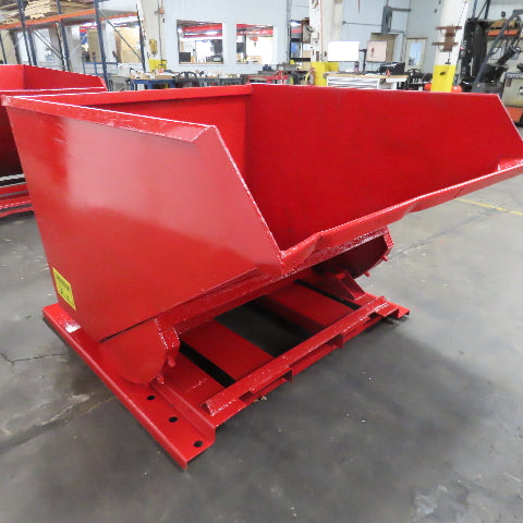 2 Cu/Yd Self Dumping Trash Scrap Recycling Hopper 65" x 54" x 39" ID