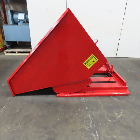 2 Cu/Yd Self Dumping Trash Scrap Recycling Hopper 65" x 54" x 39" ID