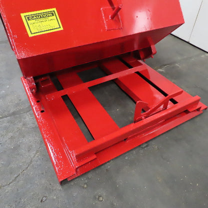 2 Cu/Yd Self Dumping Trash Scrap Recycling Hopper 65" x 54" x 39" ID