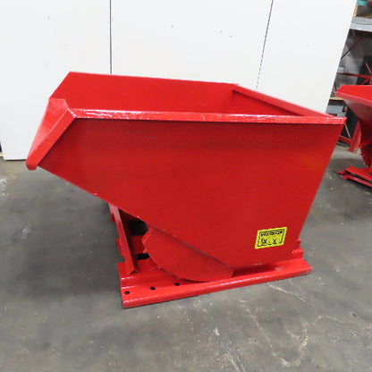 2 Cu/Yd Self Dumping Trash Scrap Recycling Hopper 65" x 54" x 39" ID
