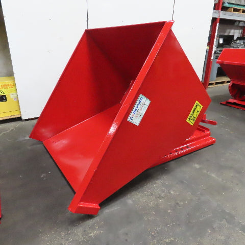 Galbreath 2 Cu/Yd Self Dumping Trash Scrap Recycling Hopper 60" x 56" x 40" ID