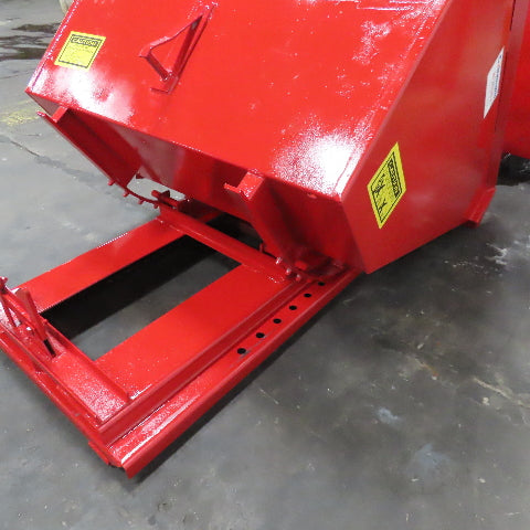 Galbreath 2 Cu/Yd Self Dumping Trash Scrap Recycling Hopper 60" x 56" x 40" ID