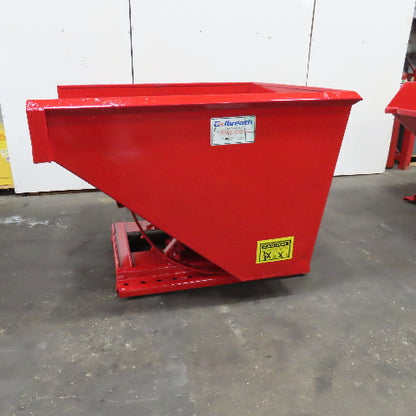 Galbreath 2 Cu/Yd Self Dumping Trash Scrap Recycling Hopper 60" x 56" x 40" ID