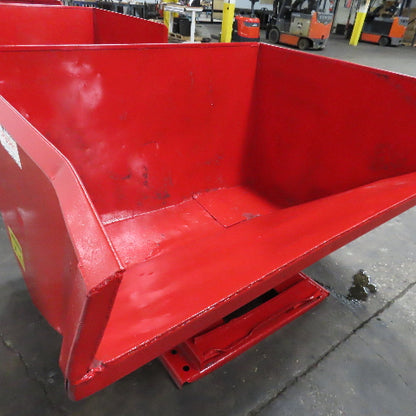 Galbreath 2.5 Cu/Yd Self Dumping Trash Scrap Recycling Hopper " ID