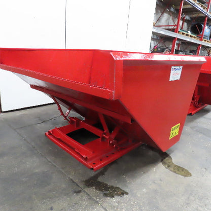 Galbreath 2.5 Cu/Yd Self Dumping Trash Scrap Recycling Hopper " ID