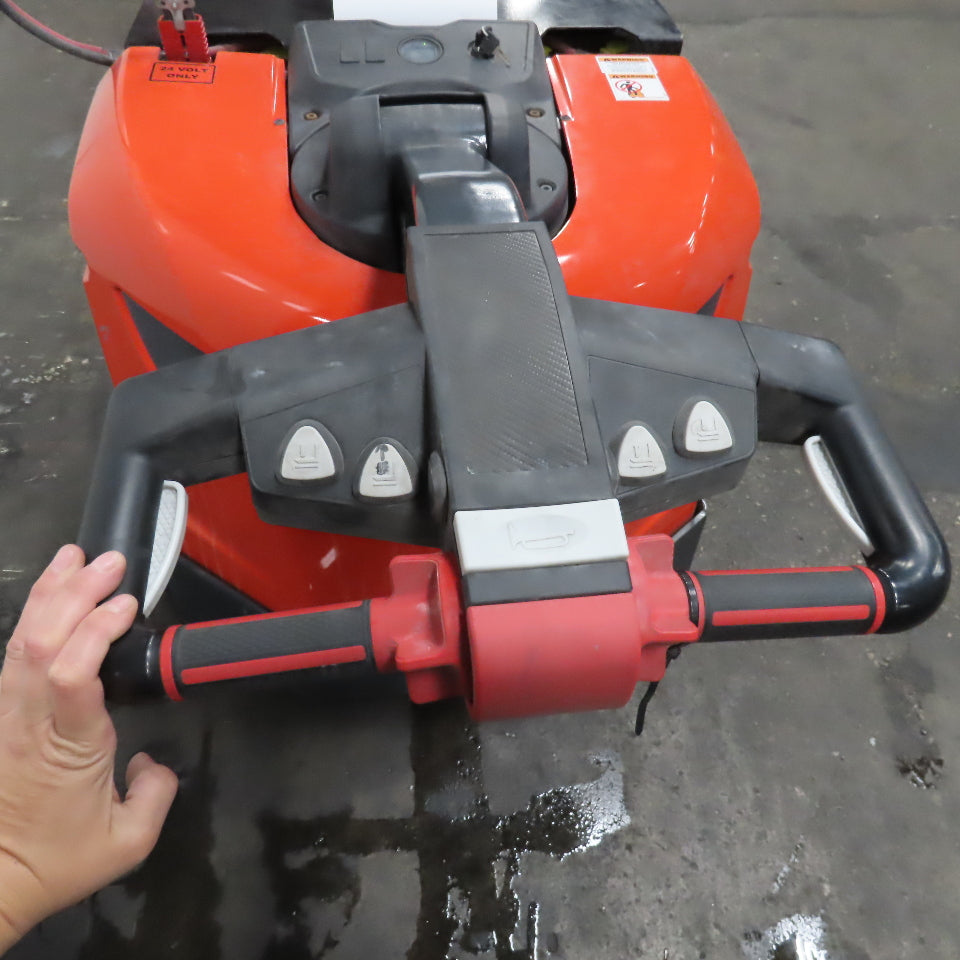 Linde EW40 24V 8000Lbs Walk Behind Pallet Jack Truck 48"x9" Forks 8" Lift 17Hrs.